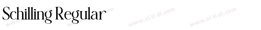 Schilling Regular字体转换 Schilling Regular字体转换
